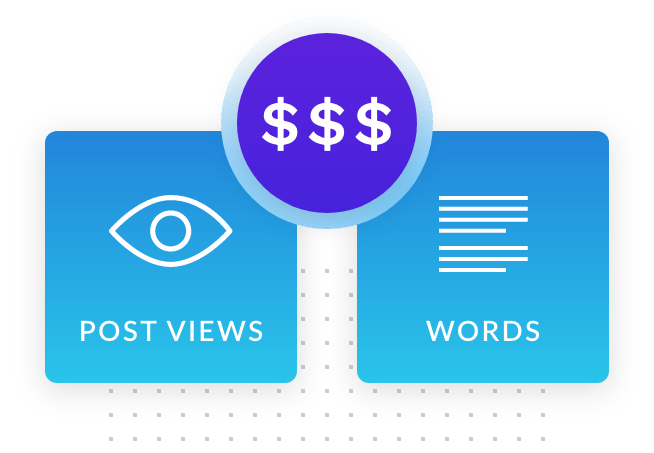 Payment criteria dashboard showing diverse payout options