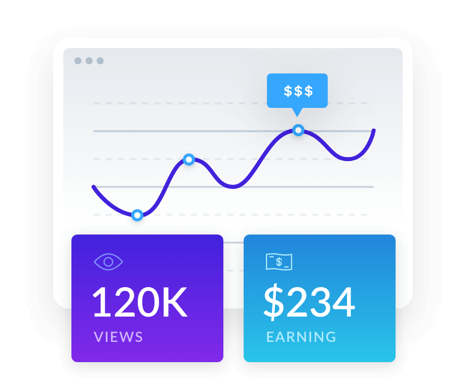 Dashboard showing detailed payout information in clear tables