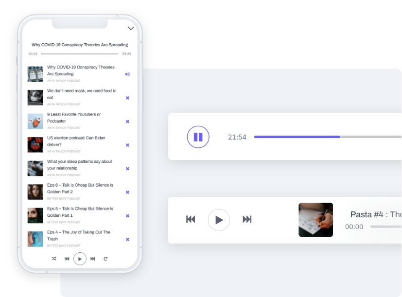 StakHub Podcast Player